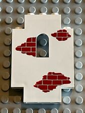 Mur Blanc LEGO Pirates Wall with red bricks ref 4444p06 / set 6276 6277 6265, usado comprar usado  Enviando para Brazil