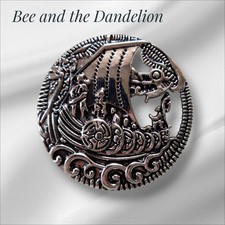 Viking silver tone for sale  BASILDON