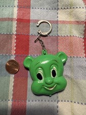 BOLSA DE MOEDAS ESPREMER CHAVEIRO INFANTIL DÉCADA DE 1970 ANOS 80 personagem verde comprar usado  Enviando para Brazil
