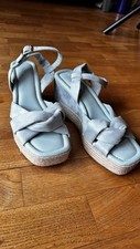Sandaletten wedges keilabsatz gebraucht kaufen  Hamburg