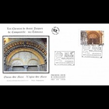 Fdc soie eglise d'occasion  Crécy-la-Chapelle