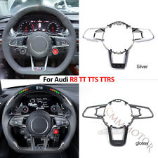 Tampa de botão de volante de fibra de carbono para 2016+ Audi R8 TT TTR TTRS substituir comprar usado  Enviando para Brazil