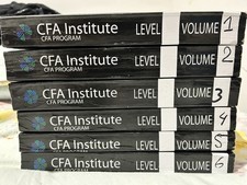 Cfa level books for sale  LONDON