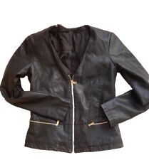 Guess lederjacke abnehmbarem gebraucht kaufen  Leverkusen