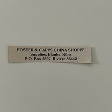 Foster capps china for sale  Hinckley