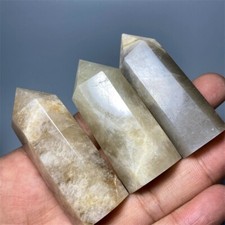 Varinha de pedra da lua branca cor rara 125 g cristal quartzo cura ponto Reiki i819 comprar usado  Enviando para Brazil