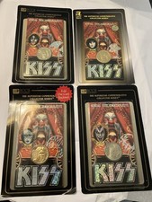 KISS Official Tour Comemorativo Psycho Circus Liberty Conjunto de 4 Moedas Perfeitas Novo na embalagem, usado comprar usado  Enviando para Brazil