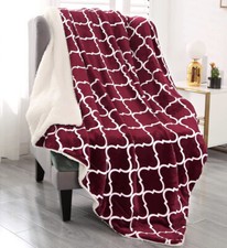 Sherpa blanket throw for sale  Bakersfield