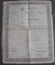 Passeport etranger. prusse. d'occasion  Nantes-
