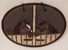 Horses ceramic wall for sale  Graham