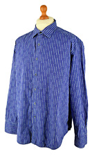 Men blue striped for sale  GLASGOW