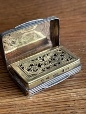 Georgian silver vinaigrette for sale  HARLESTON