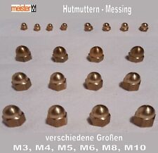 Hutmuttern messing 6 gebraucht kaufen  Eitorf