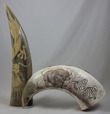 Hand carved horn for sale  Phoenix