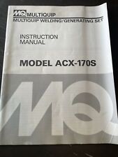 Power multiquip acx for sale  Keno