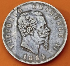 Lire 1864 autentica usato  Grottaglie