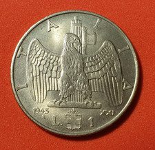 Lira 1943 impero usato  Tufara