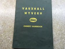 Vauxhall wyvern owners for sale  SITTINGBOURNE