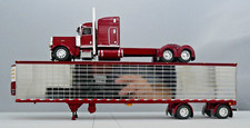Usado, Reboque refrigerado utilitário DCP 1/64 marrom vermelho cromado Peterbilt 389 60-1734 comprar usado  Enviando para Brazil