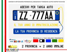 Adesivi targa sigla usato  Caserta