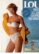 Publicite lingerie lou d'occasion  Baignes-Sainte-Radegonde