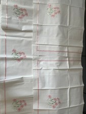 Lenzuolo matrimoniale ricamato usato  Gallarate