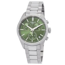 Relógio masculino Tissot PR 100 cronógrafo mostrador verde quartzo T150.417.11.091.00 comprar usado  Enviando para Brazil