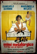 Usado, GIANCARLO GIANNINI MELATO!!! Pôster do filme orig1SH 1972 MIMI METALÚRGICO comprar usado Usado, GIANCARLO GIANNINI MELATO!!! Pôster do filme orig1SH 1972 MIMI METALÚRGICO comprar usado  Enviando para Brazil