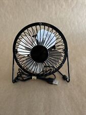 Usado, VENTILADOR DE METAL USB PARA TAMPO DE MESA PEQUENO CIRCULADOR DE AR MINI PORTÁTIL TESTADO comprar usado  Enviando para Brazil