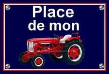 Plaque place tracteur d'occasion  Paris I