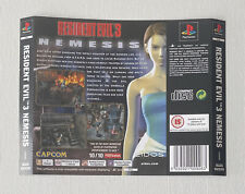 Resident Evil 3 Nemesis PlayStation PAL PS1 ORIGINAL Caixa de Inlay Traseira Arte APENAS GC comprar usado  Enviando para Brazil