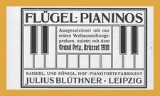 Lipsia julius blüthner usato  Spedire a Italy