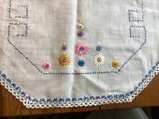 Corredor de mesa vintage feito à mão com bordado comprar usado Corredor de mesa vintage feito à mão com bordado comprar usado  Enviando para Brazil