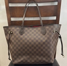 Bolsa tote Louis Vuitton Neverfull MM lona marrom, usado comprar usado Bolsa tote Louis Vuitton Neverfull MM lona marrom, usado comprar usado  Enviando para Brazil