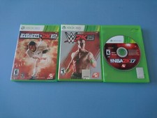 W2K15 e Major League Baseball 2K12 e NBA 2K17 (somente discos) - Microsoft Xbox 360 comprar usado W2K15 e Major League Baseball 2K12 e NBA 2K17 (somente discos) - Microsoft Xbox 360 comprar usado  Enviando para Brazil