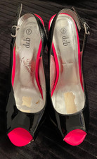 leather pink heel patent for sale  Arlington Heights