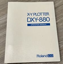 Vintage Roland DG XY-Plotter DXY 880 Manual Em Fichário Ótimo Estado 1985, usado comprar usado  Enviando para Brazil