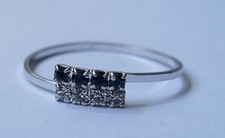 Ring weiße blaue gebraucht kaufen  Frankfurt am Main