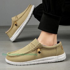 Sapatos casuais masculinos mocassins macios confortáveis sapatos baixos para caminhada calçados masculinos, usado comprar usado  Enviando para Brazil