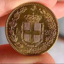 Umberto lire 1882 usato  Portici