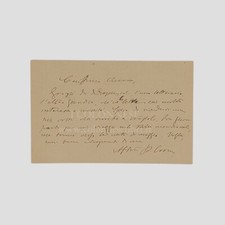 Autografo benedetto croce usato  Napoli