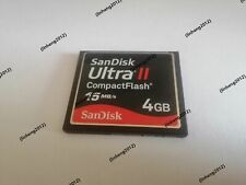Cartão de memória SanDisk ULTRA II 4GB CompactFlash 15MB/s CF SDCFH, usado comprar usado  Enviando para Brazil