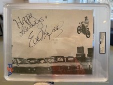 Evel knievel signed for sale  Livingston