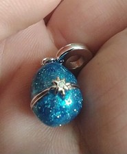 Bracelet charm blue for sale  UK
