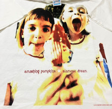 Camiseta ponto único vintage 1993 Smashing Pumpkins L Siamese Dream anos 90 REIMPRESSÃO comprar usado  Enviando para Brazil