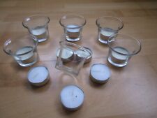 Set teelichthalter teelichtgla gebraucht kaufen  Stuttgart