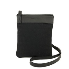 Bolsa de ombro BVLGARI logotipo mania couro lona preta/7BG0380 comprar usado  Enviando para Brazil