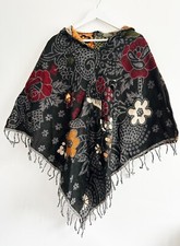 Black poncho brand for sale  COWES