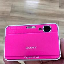 Câmera Digital Sony Cyber Shot DSC-T2 8.1MP CCD -100% Funcionando-Rosa Vermelha comprar usado  Enviando para Brazil