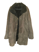 Manteau daim fourrure d'occasion  Vaulx-en-Velin
